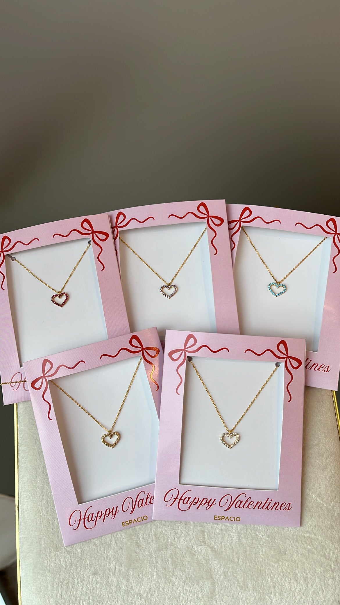 Cadena Corazon en Plata