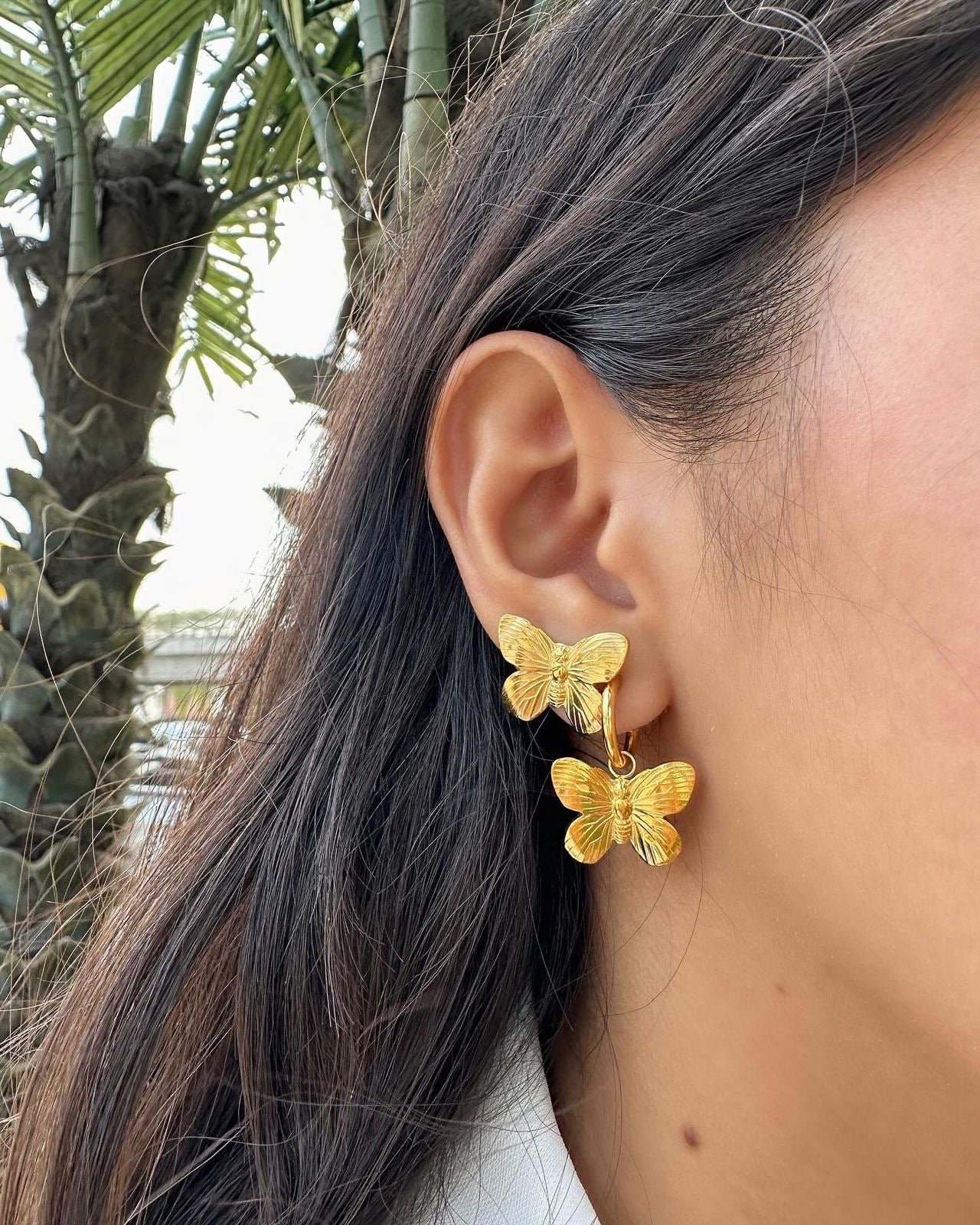 Mariposa Aretes